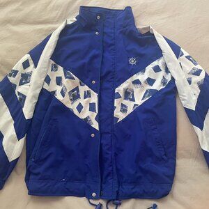 Vintage 80s Blue Windbreaker